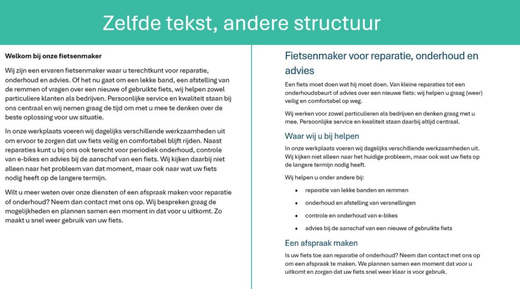Waarom de structuur van teksten belangrijker is dan je denkt
